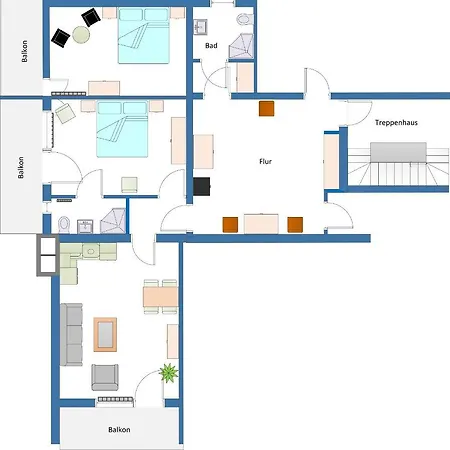 Haus Am Weissenbach Apartamento *